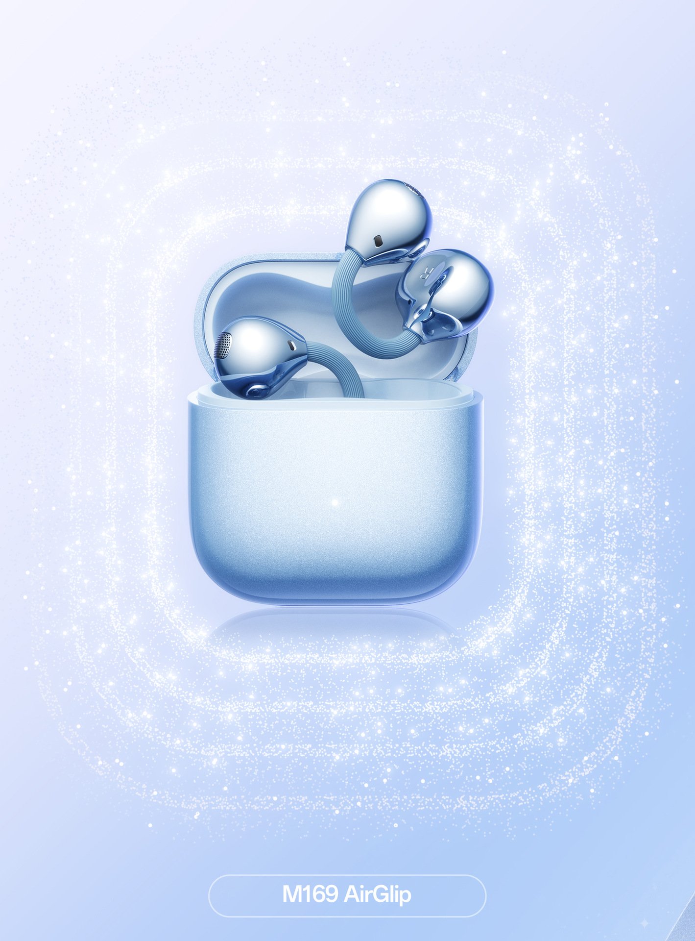 c bridge comfortable and stable bluetooth earphone clip on wireless earphone does not enter the ear and does not cause pain when worn for a long time