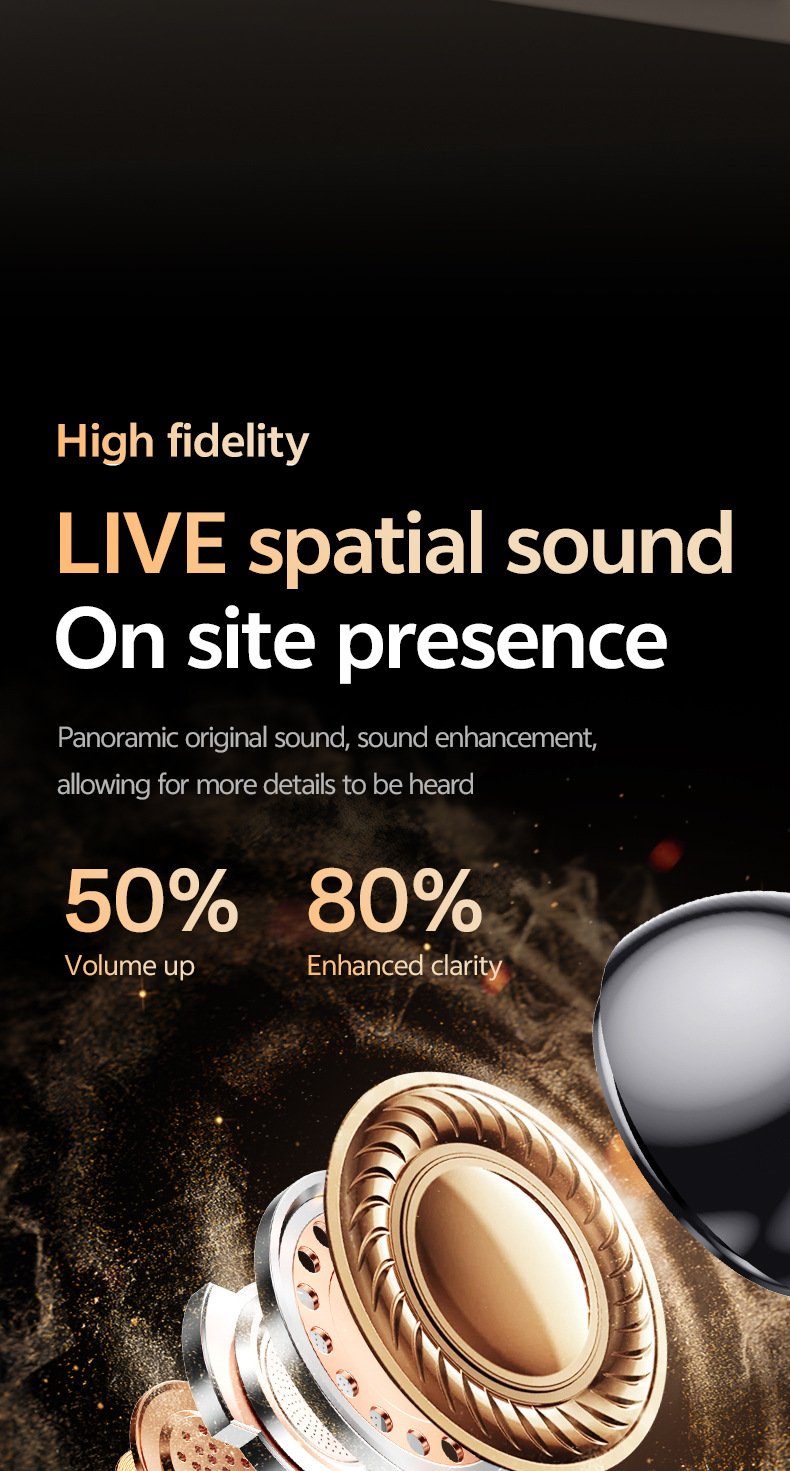 m110 ear clip bluetooth headset: smart multi language ai translation wireless bluetooth headset