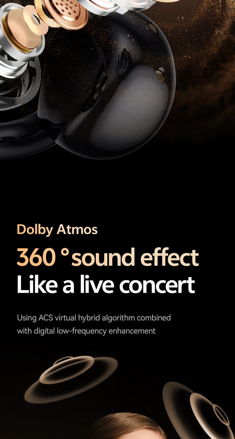 m110 ear clip bluetooth headset: smart multi language ai translation wireless bluetooth headset