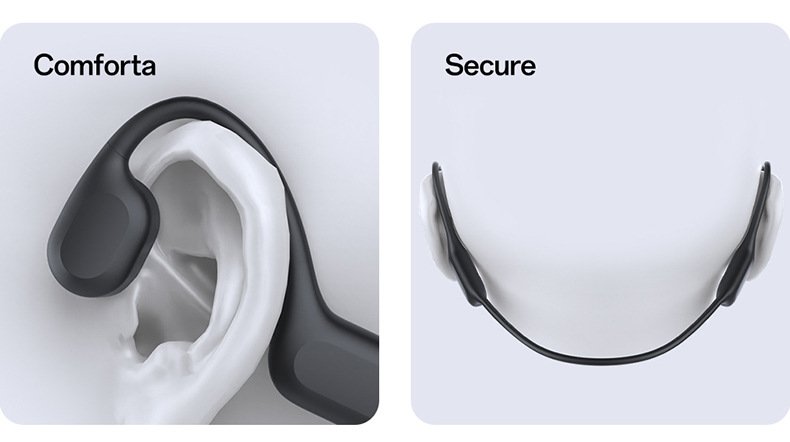 x5 bone conduction bluetooth headphones for swimming & running — professional ipx8 waterproof, 32gb storage, sports noise cancellation