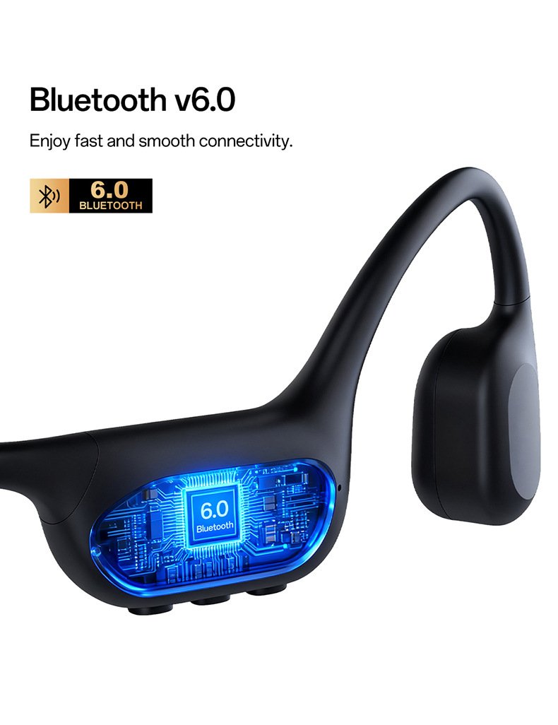 x5 bone conduction bluetooth headphones for swimming & running — professional ipx8 waterproof, 32gb storage, sports noise cancellation