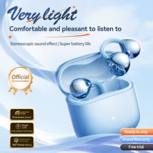 c bridge comfortable and stable bluetooth earphone clip on wireless earphone does not enter the ear and does not cause pain when worn for a long time