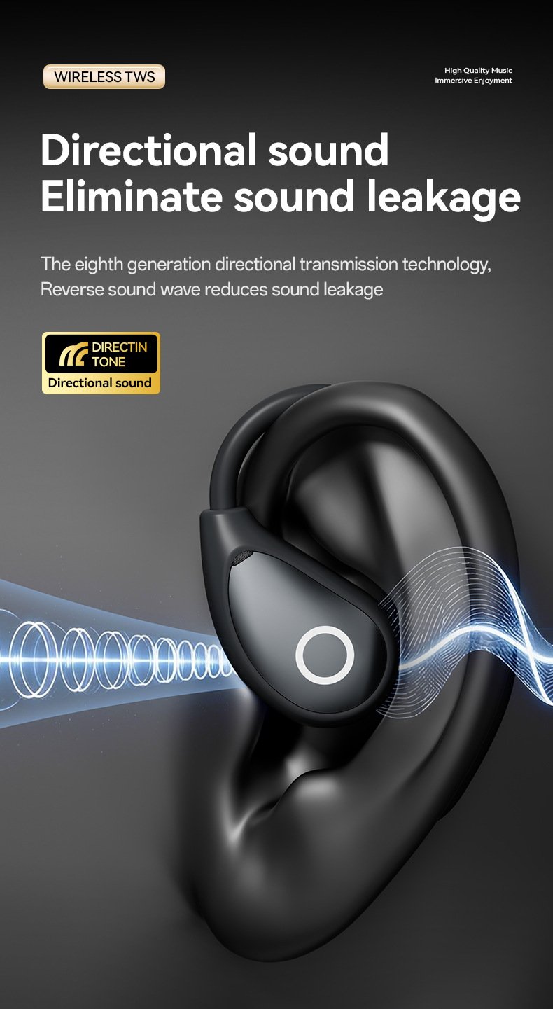 ai translation bluetooth headphones — wireless, ultra long battery life, touchscreen, open ear design