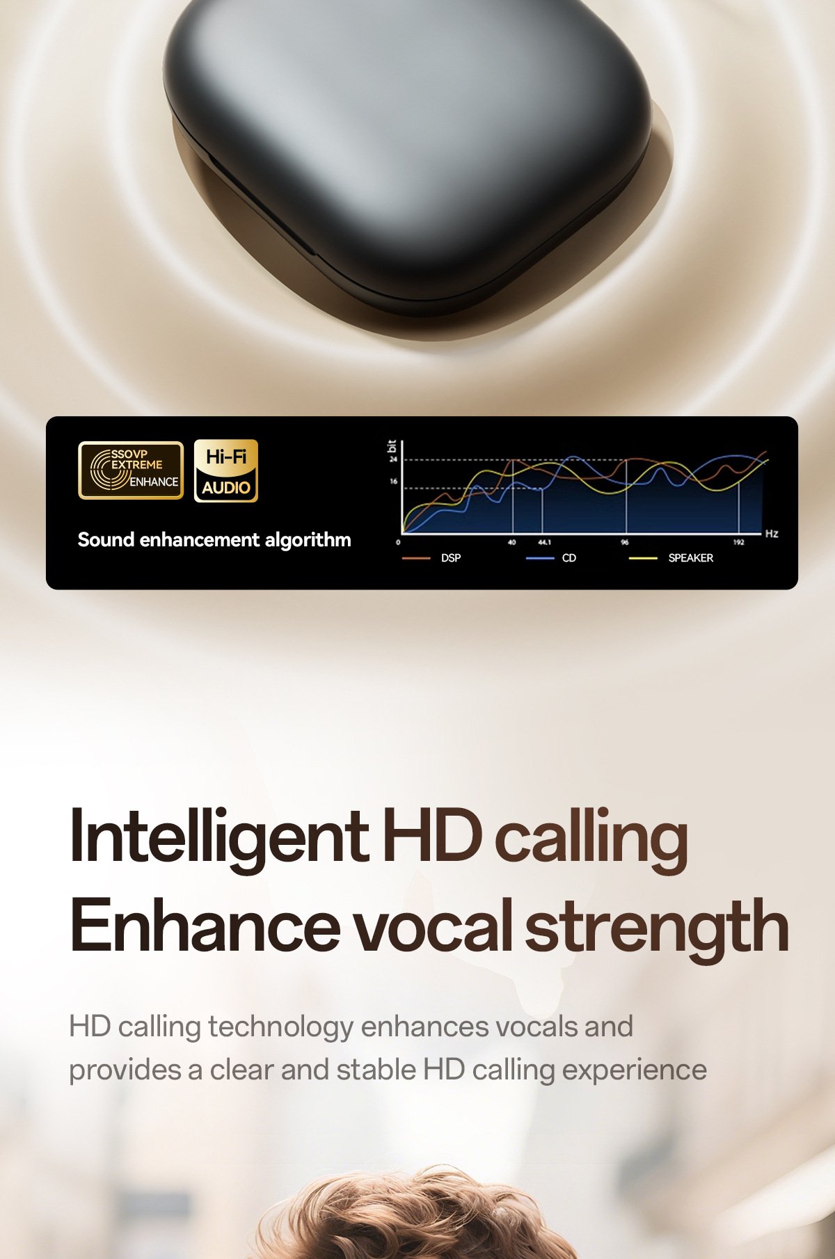 m140 bluetooth earphones ows open ear hanging low latency wireless non in ear bluetooth earphones