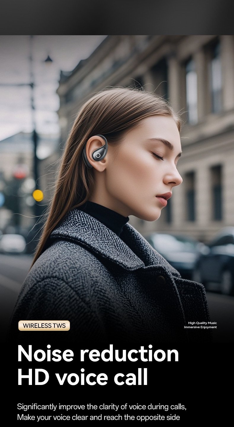 ai translation bluetooth headphones — wireless, ultra long battery life, touchscreen, open ear design