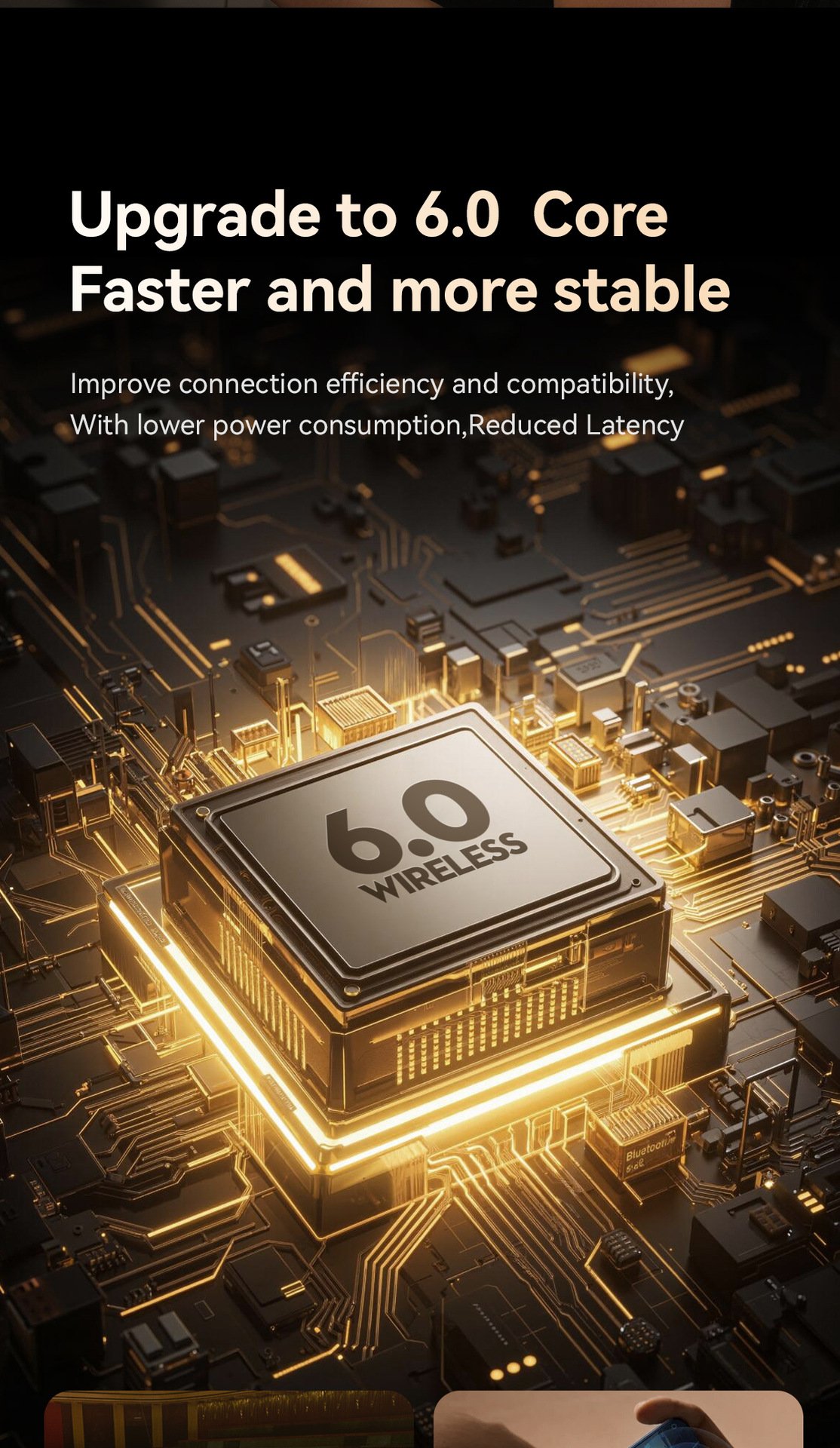 m145 ear hook bluetooth headphones — digital display, ows open ear design (insertable), ultra long battery life