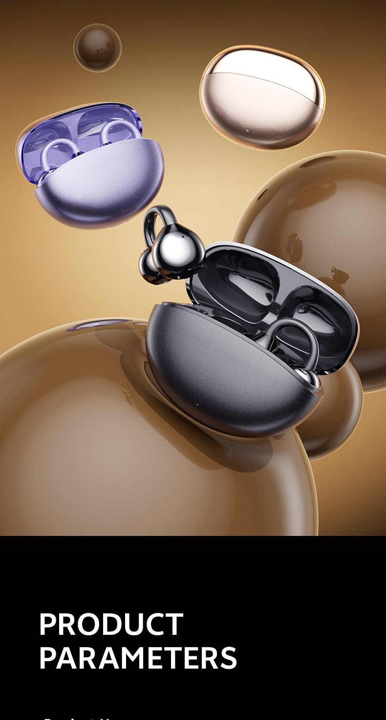 m110 ear clip bluetooth headset: smart multi language ai translation wireless bluetooth headset