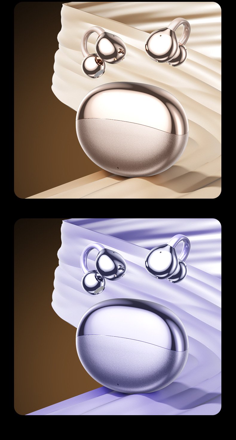 m110 ear clip bluetooth headset: smart multi language ai translation wireless bluetooth headset