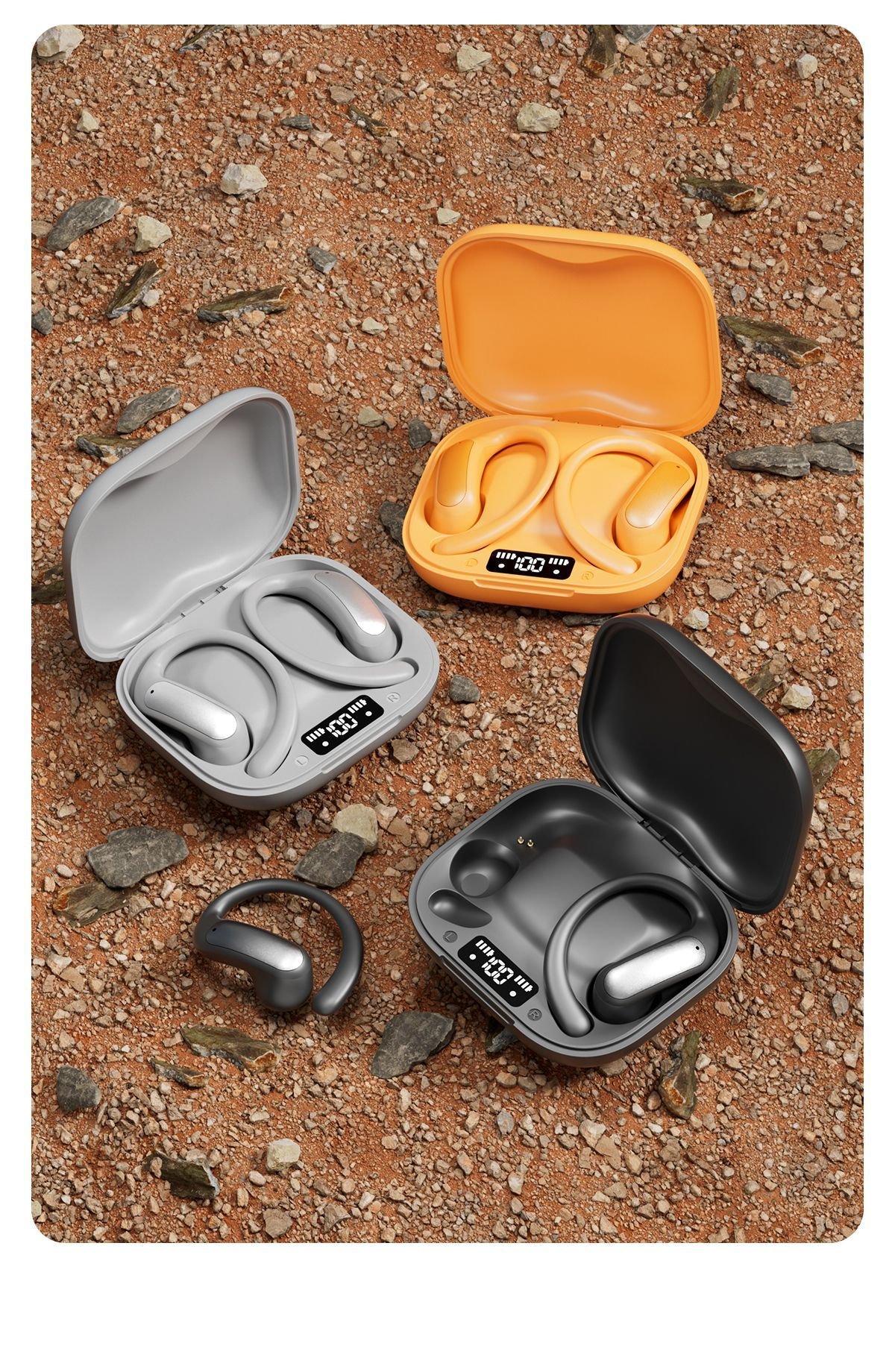 m140 bluetooth earphones ows open ear hanging low latency wireless non in ear bluetooth earphones