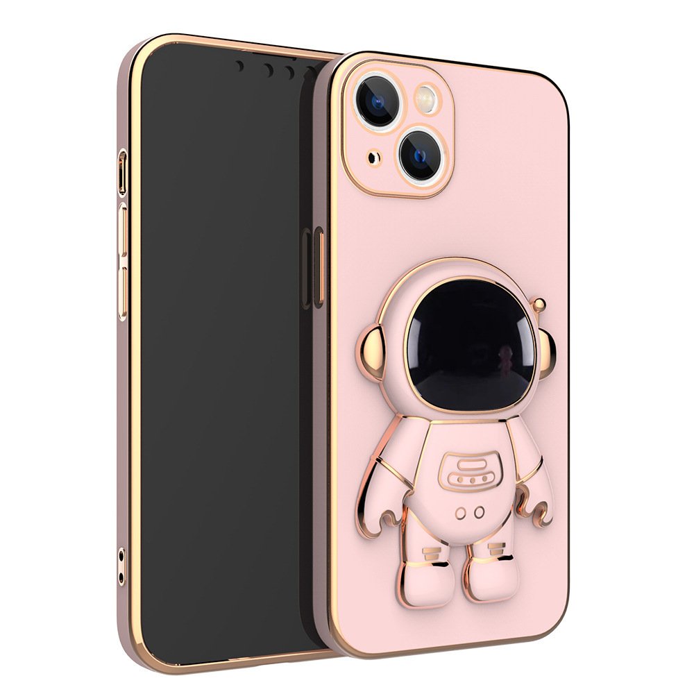 3D Astronaut iPhone Case Anti-Drop Electroplating Bracket - Image 10