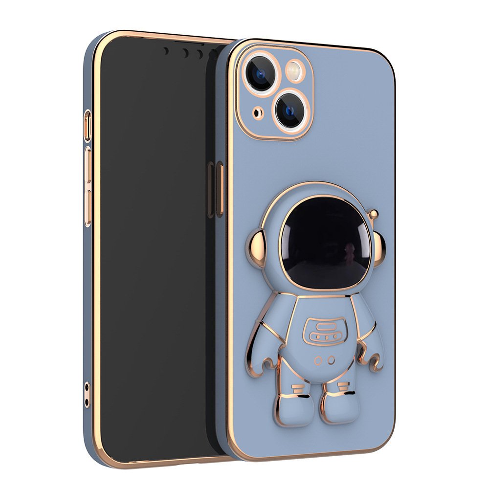 3D Astronaut iPhone Case Anti-Drop Electroplating Bracket - Image 5