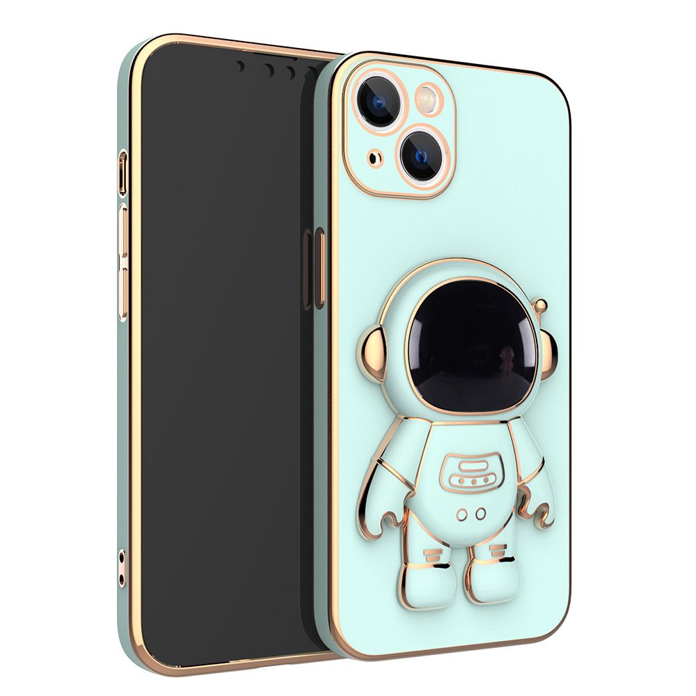 3D Astronaut iPhone Case Anti-Drop Electroplating Bracket - Image 9