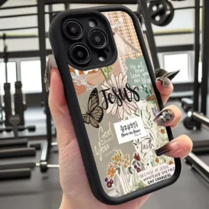 Jesus Collage Pattern Thick Shockproof Phone Case For iPhone 16 Pro Max 16  Cover