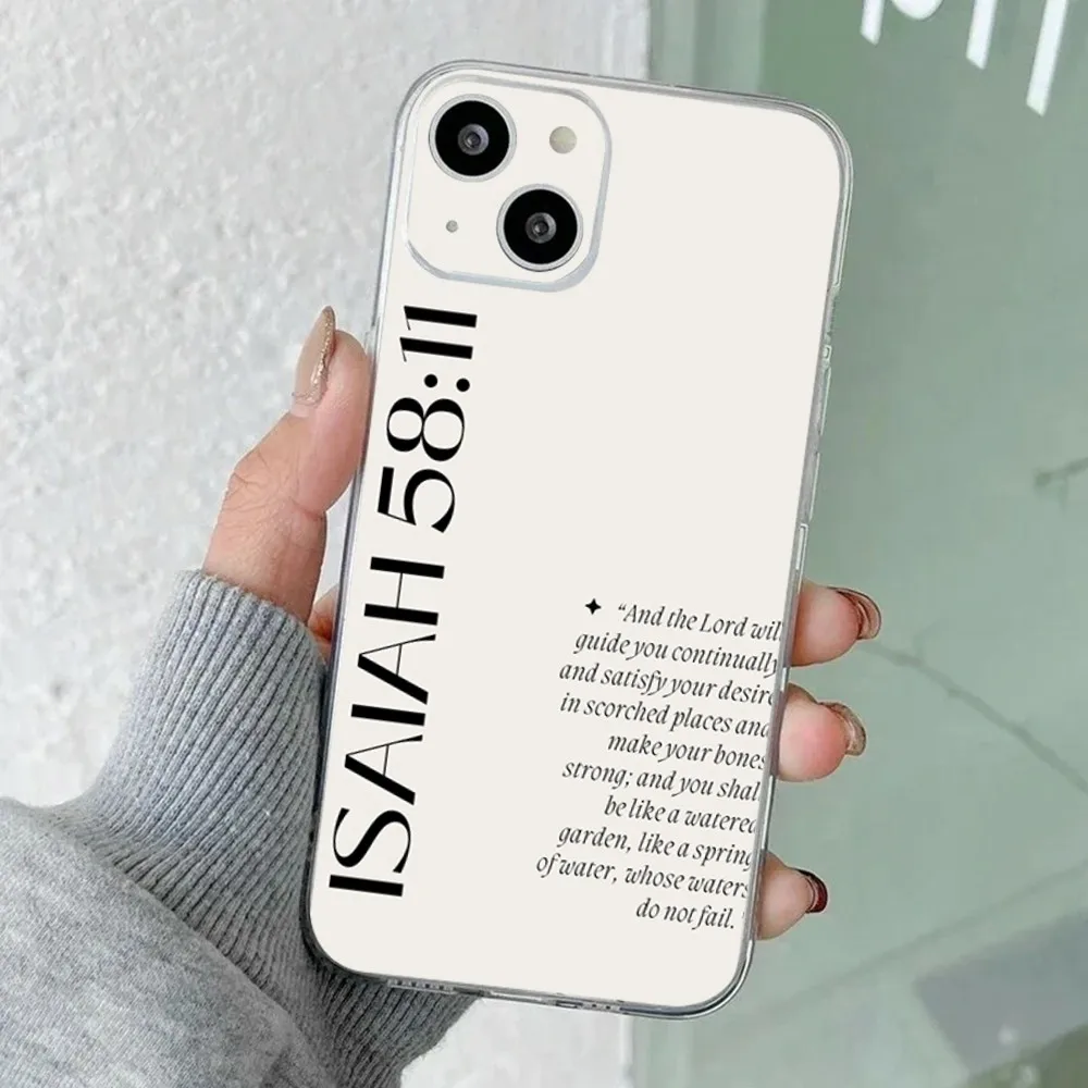 Christian Religious Faith Jesus Phone Case For iPhone 17 16 15 14 13 12 11 Pro Max Mini 7 8 Plus 17E Shockproof Soft Cover Funda - Image 3