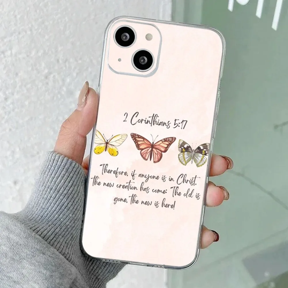 Christian Religious Faith Jesus Phone Case For iPhone 17 16 15 14 13 12 11 Pro Max Mini 7 8 Plus 17E Shockproof Soft Cover Funda - Image 4