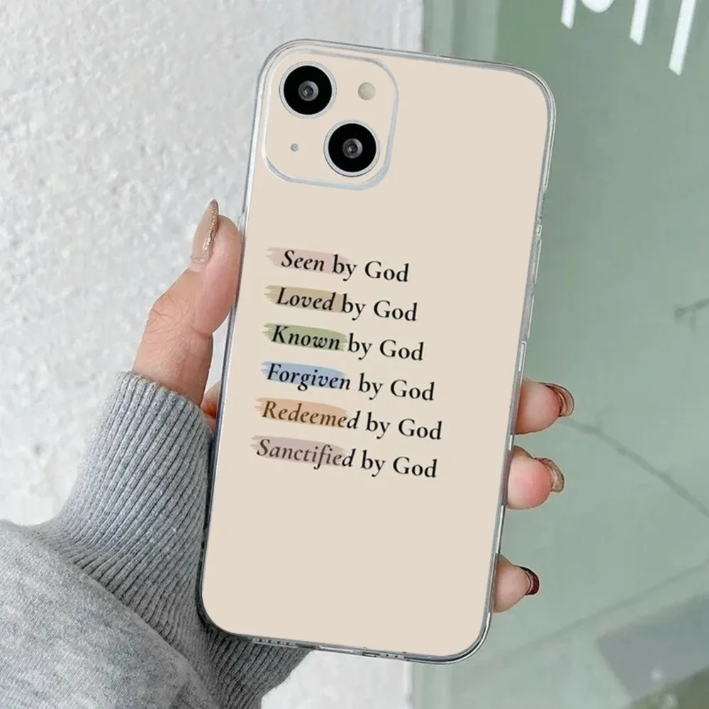 Christian Religious Faith Jesus Phone Case For iPhone 17 16 15 14 13 12 11 Pro Max Mini 7 8 Plus 17E Shockproof Soft Cover Funda - Image 6